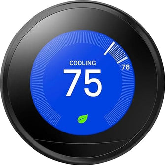 Google Nest Learning Thermostat 3rd Generation, Black - Smart Thermostat - A Brighter Way To Save Energy, Black - 4