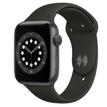 Apple Watch Series 6 Cellular - Space Grey Aluminium With Black Sports Band, 44 mm - 2