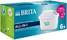 BRITA MAXTRA PRO All-in-1 Water Filter Cartridge 6 Pack - Original BRITA refill - 1