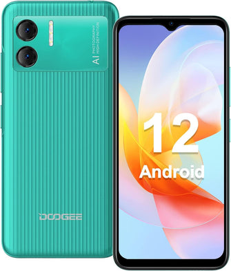 DOOGEE X98 Mobile Phones Sim Free Unlocked, Android 12 Smartphone, 16GB, 1TB Extension, 6.52 Inch HD+ Screen, 4200mAh Battery, 4G Dual SIM Phones - 1