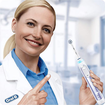 Oral-B Genius 9000 Electric Toothbrush, Orchid Purple - 4