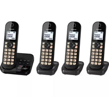 PANASONIC KX-TGC464 Cordless Phone - Quad Handsets, Black - 1