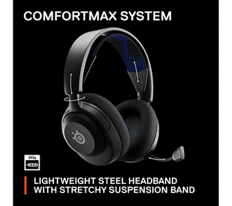 STEELSERIES Arctis Nova 4P Wireless 7.1 Gaming Headset - Black - 6