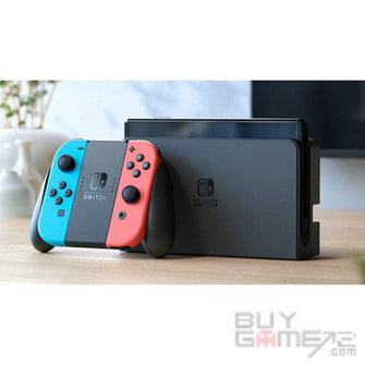 Nintendo Switch (OLED Model) - Neon Blue/Neon Red - 10