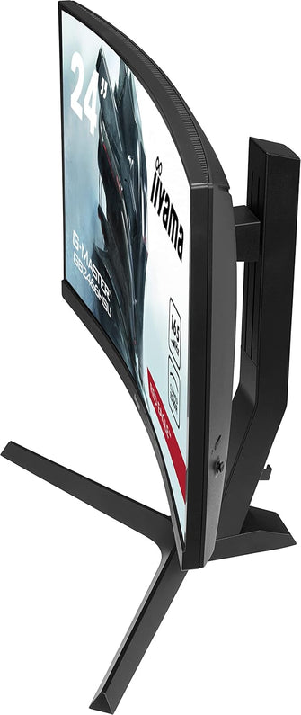 iiyama G-Master Curved 23.6 Inch Full HD,HDMI/DisplayPort, Built-in Speakers, Adjustable Stand-GB2466HSU-B1   - 9