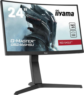 iiyama G-Master Curved 23.6 Inch Full HD,HDMI/DisplayPort, Built-in Speakers, Adjustable Stand-GB2466HSU-B1   - 12