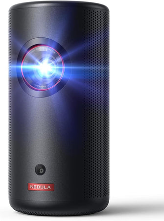 NEBULA Anker Capsule 3 Laser 1080p Mini Projector - Smart, Wi-Fi, Dolby Digital, 120" Display, 4K Support, Built-in Battery (2.5-Hour Playtime) - 1