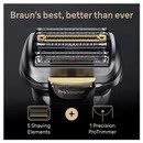  Braun Series 9 Pro 9575cc Wet & Dry Electric Shaver with Clean & Charge System - 5