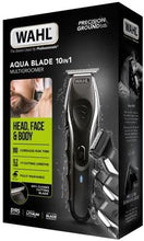 WAHL Aqua Blade 10 in 1 Multigroomer, Beard and Body Trimmers Men, Stubble Trimming, Body Shaving, Faceand Body Groomin,Male Set  - Black - 4