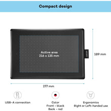 WACOM One By Wacom CTL-672-N 10.9” Graphics Tablet - 3
