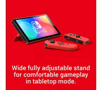 Nintendo Switch OLED Model Console - Mario Red Edition [Legendary Fishing Dowload Code Free]  - 8