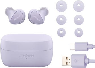 Jabra Elite 4 Wireless Earbuds, Active Noise Cancelling, Discreet and Comfortable Bluetooth Earphones with Spotify Tap Playback, Google Fast Pair, Microsoft Swift Pair and Multipoint - Lilac  - 5