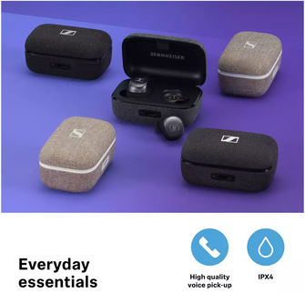 Sennheiser Momentum 3 In-Ear True Wireless Earbuds - Black - 6