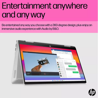 HP Pavilion x360 14-ek1550sa 14" 2-in-1 Laptop (Used) [Comes with 3rd party charger] - 2