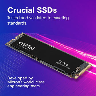 Crucial P3 Plus SSD 2TB M.2 NVMe PCIe Gen4 Internal SSD Blazing Speed and Massive Storage CT2000P3PSSD801 - 3