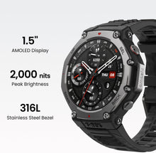 Amazfit T-Rex 3 Outdoor Smartwatch 48mm AMOLED Display, Offline Maps & Navigation, 6 Satellite Systems Dual Band GPS, 27 Days Battery Life, NFC Payment, 170 Sports Mode, 45m Freediving for Adventure  - 1