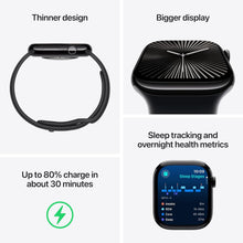 Apple Watch Series 10 GPS + Cellular 46 mm Smartwatch with Jet Black Aluminium Case with Ink Sport Loop - One Size. Fitness Tracker, ECG App, Always-On Retina Display, Carbon Neutral  - 5