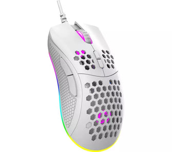 NOS M-600 V2 Ultralight RGB Optical Gaming Mouse - 1