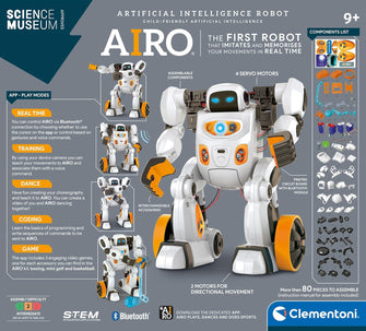 Clementoni AIRO - Artificial Intelligence Robot Inspiring Young Innovators (9+) - 2