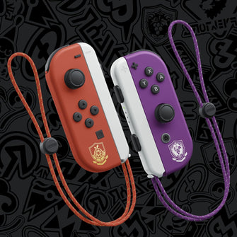 Switch Console, 64GB OLED Scarlet Violet + Red Purple Joy-Con -  Unboxed - 5