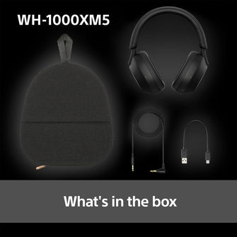 Sony WH-1000XM5 Over-Ear True Wireless Headphones - Black - 9