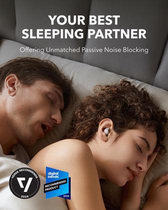 soundcore Sleep A20 by Anker Sleep Earbuds, Noise Blocking Sleep Headphones, Small Design for Side Sleepers, 80H Playtime, Stream Content via Bluetooth 5.3, Sleep Monitor, Personal Alarm  - 7