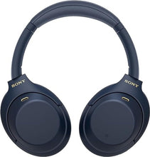 Sony WH-1000XM4 Noise Cancelling Wireless Headphones - 30 hours battery life - Over Ear style - Optimised for Alexa and Google Assistant - with built-in mic for phone calls - Midnight Blue  - 1