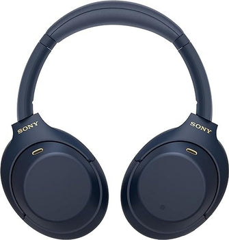 Sony WH-1000XM4 Noise Cancelling Wireless Headphones - 30 hours battery life - Over Ear style - Optimised for Alexa and Google Assistant - with built-in mic for phone calls - Midnight Blue  - 1