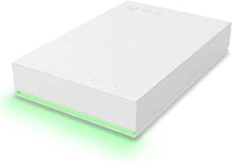 Seagate Game Drive for Xbox, 5TB, External Hard Drive Portable, USB 3.2 Gen 1, White with built-in green LED bar, Xbox Certified, 2 year Rescue Services - 6