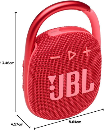 JBL Clip 4 Compact, Rugged, and Powerful Sound Portable Bluetooth Speaker - Red - 5