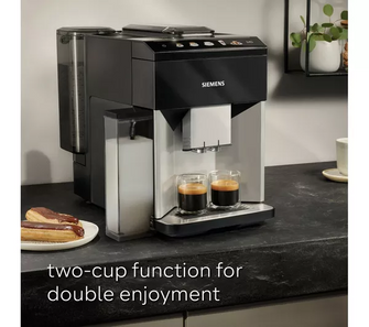 SIEMENS TQ513GB1 EQ500 Bean to Cup Fully Automatic Coffee Machine - Black & Stainless Steel - 4