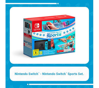 NINTENDO Switch Neon Red & Blue Sports & Nintendo Switch Online 12 Month Membership - 4