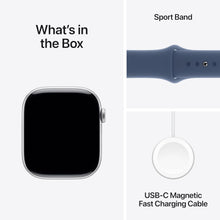 Apple Watch Series 10 GPS 46 mm Smartwatch with Silver Aluminium Case with Denim Sport Band - M/L. Fitness Tracker, ECG App, Always-On Retina Display, Water Resistant  - 5