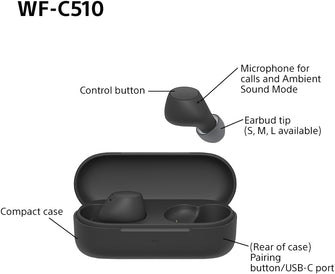 Sony WF-C510 Truly Wireless Earbuds Compact Lightweight and Versatile - 8