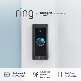 Ring Video Doorbell Wired Hardwired Security Camera with 1080p HD Video - 1