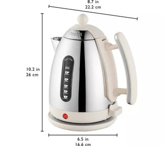 Dualit Mini Kettle Canvas White 1 Litre - 72203 - 6