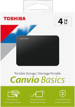 Toshiba 4TB Canvio Basics Portable External Hard Drive - USB 3.2. Gen (HDTB540MK3CA) - 1