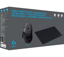 LOGITECH G502 X Optical Gaming Mouse & G240 Gaming Surface Bundle - 1