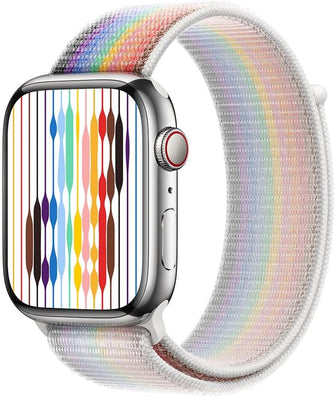 Apple Watch Band - Sport Loop - 45mm - Pride Edition -Size 8 - 4