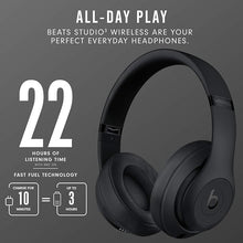 Beats Studio3 Wireless Noise Cancelling Over-Ear Headphones - Apple W1 Headphone Chip, Class 1 Bluetooth, Active Noise Cancelling, 22 Hours Of Listening Time - Matte Black - 1