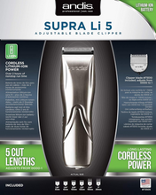 Andis Supra Li 5 Adjustable Blade Clipper - 3