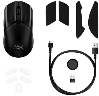 HyperX Pulsefire Haste 2 Mini Wireless Gaming Mouse - Black - 10