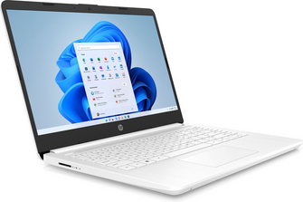  HP Stream 14s-dq0508sa - 14" (1366x768) - Celeron N4120 (1.1GHz) - 4GB RAM - 128GB NVME SSD - White - 2