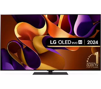 LG G4 55 inch OLED evo 4K HDR Smart TV (2024) - OLED55G46LS - 1