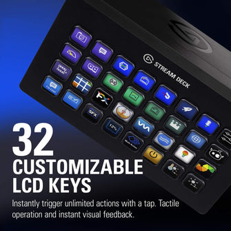 Elgato Stream Deck XL Advanced Studio Controller with 32 Macro Keys Mac & PC Compatible - 3