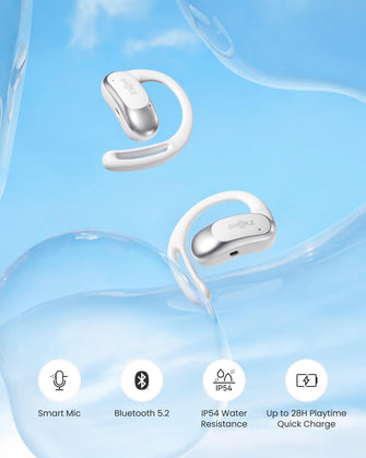 Shokz OpenFit Air Open Ear True Wireless Earbuds - White | Verizon  - 7