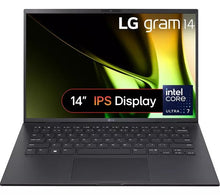 LG gram 14 (14Z90S-G.AR55A1) – 14" Ultra Lightweight Laptop Intel Core Ultra 5 512GB SSD - Black - 1