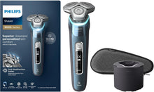 Philips Shaver 9000 Series Wet & Dry Electric Shaver with SkinIQ technology, Quick Clean Pod and Travel case -S9983/55 - 1