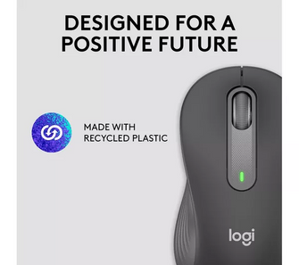 Logitech Signature M650 L Left Wireless Mouse - For Large Sized Left Hands, 2-Year Battery, Silent Clicks, Customisable Side Buttons, Bluetooth, for PC/Mac/Multi-Device/Chromebook - Grey - 5