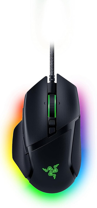 Razer Basilisk V3 - Wired Customisable Gaming Mouse (10+1 Programmable Buttons, HyperScroll Tilt Wheel, 11 Chroma RGB Lighting Zones, Optical Mouse Switches, Focus+ 26K DPI Optical Sensor) Black - 1